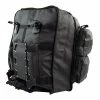 Jafrum Black Expandable Motorcycle Textile Luggage Travel Backpack Rucksack Sissy Bar Bag