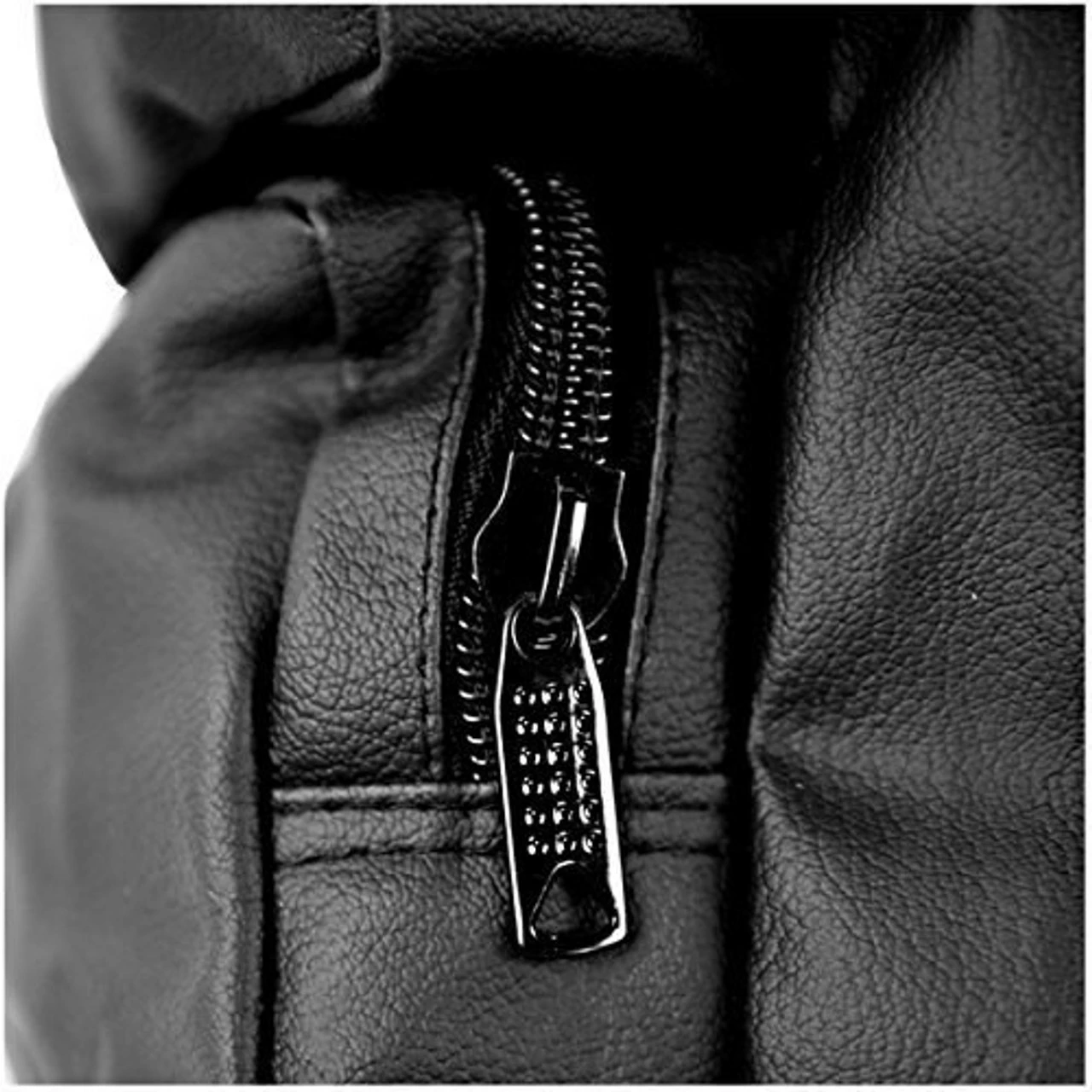 Jafrum Black Expandable Motorcycle Textile Luggage Travel Backpack Rucksack Sissy Bar Bag - Image 5