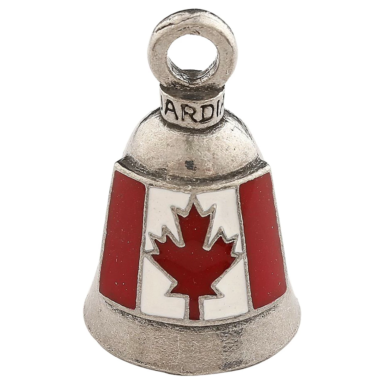 Biker Motorcycle Bells - Guardian Bell Canadian Flag Enamel