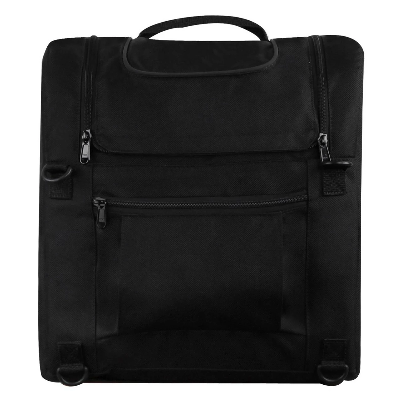 Vance VS1355 Black Nylon Large Heavy Duty Motorcycle Sissy Bar Bag - Image 5