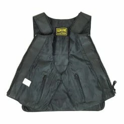 Jafrum LV750 Women's Black Bulletproof Style Biker Leather Motorcycle Vest 15 Jafrum LV750 Women's Black Bulletproof Style Biker Leather Motorcycle Vest -100 Percent Shop 12399 53721.1661286413