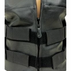 Jafrum LV750 Women's Black Bulletproof Style Biker Leather Motorcycle Vest 13 Jafrum LV750 Women's Black Bulletproof Style Biker Leather Motorcycle Vest -100 Percent Shop 12402 84259.1661286415