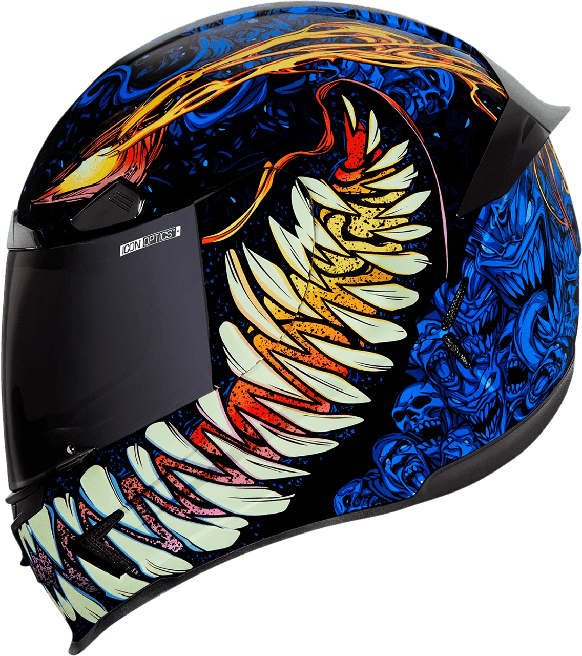 Icon Airframe Pro Soul Food Motorcycle Helmet 5 Icon Airframe Pro Soul Food Motorcycle Helmet - Image 3
