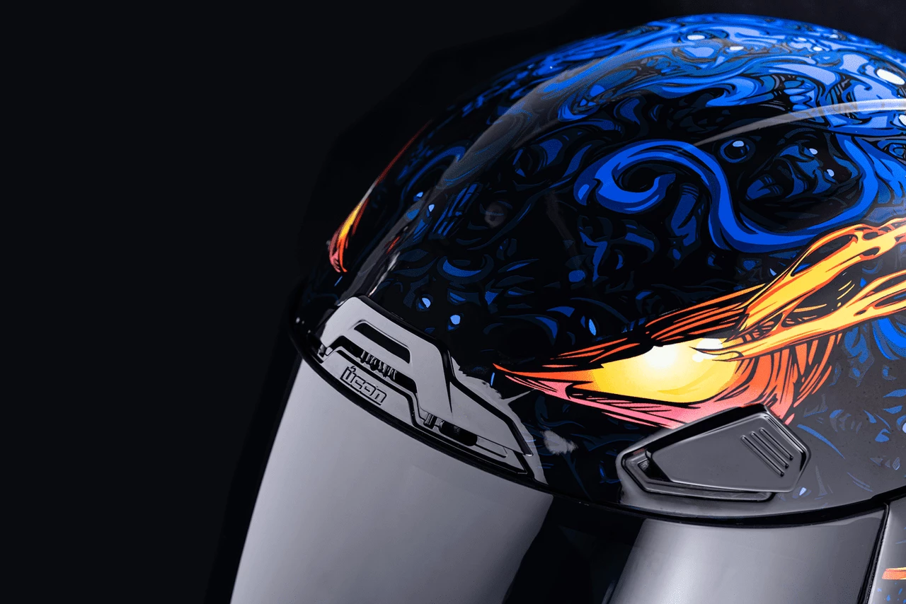 Icon Airframe Pro Soul Food Motorcycle Helmet 9 Icon Airframe Pro Soul Food Motorcycle Helmet - Image 7