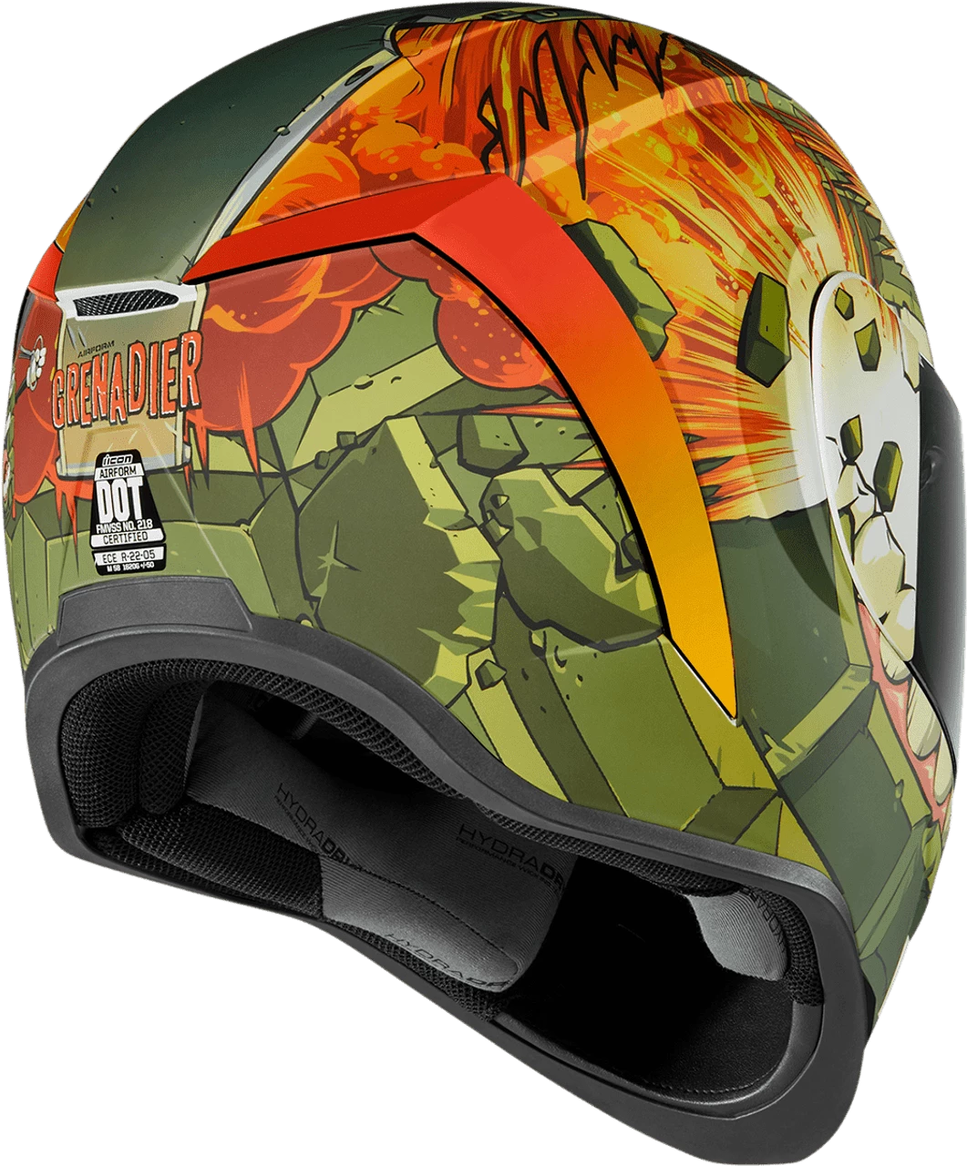 Icon Airform Grenadier Motorcycle Helmet 4 Icon Airform Grenadier Motorcycle Helmet - Image 2