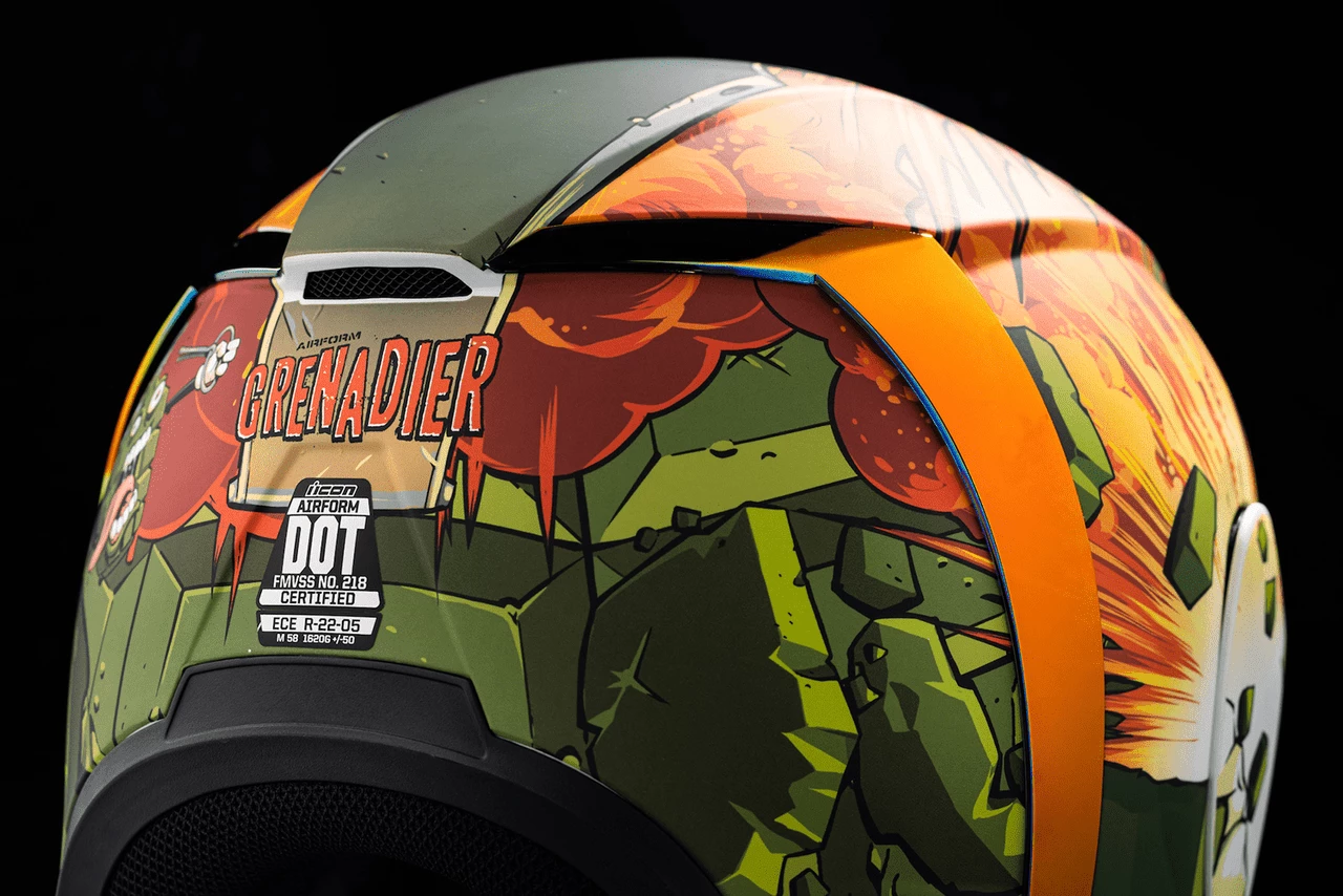 Icon Airform Grenadier Motorcycle Helmet 7 Icon Airform Grenadier Motorcycle Helmet - Image 5