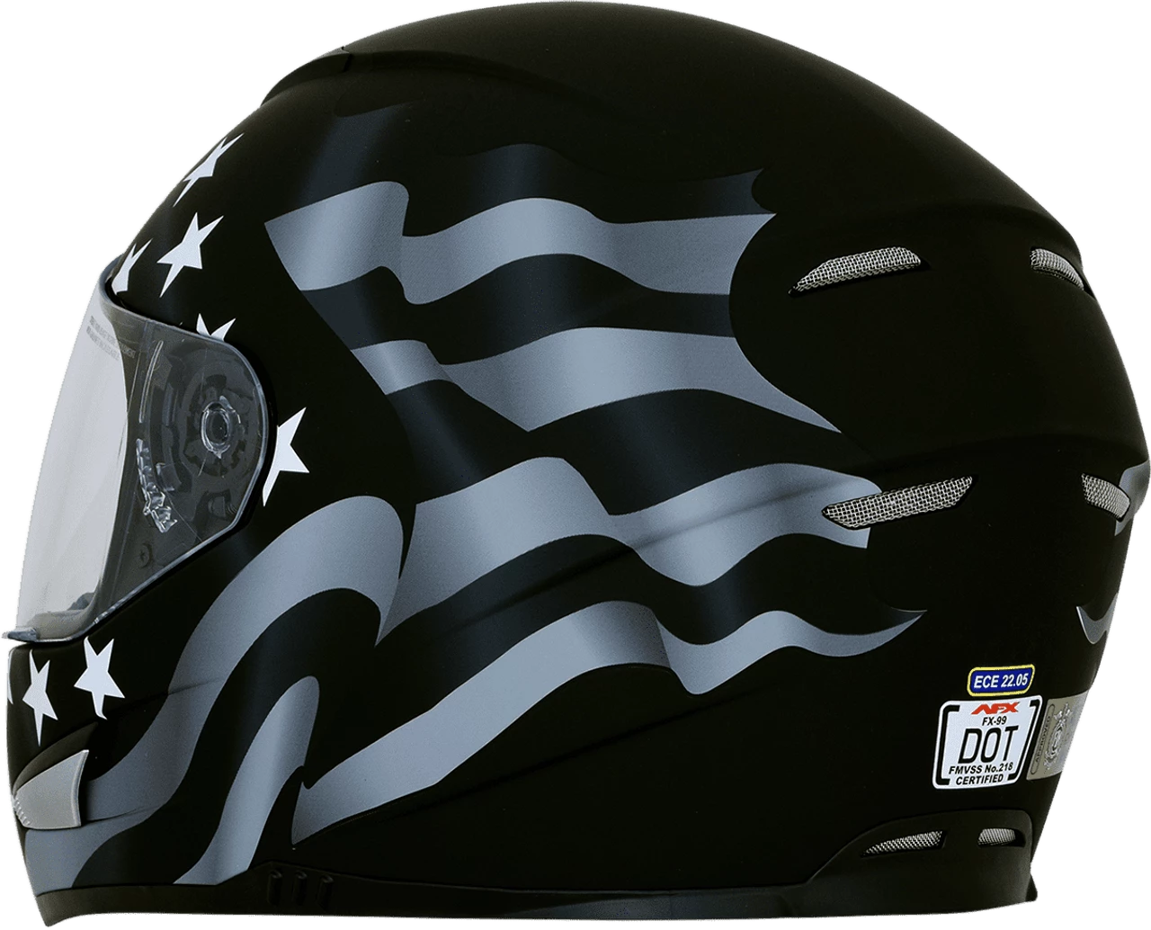 AFX FX-99 Flag Motorcycle Helmet - Image 4