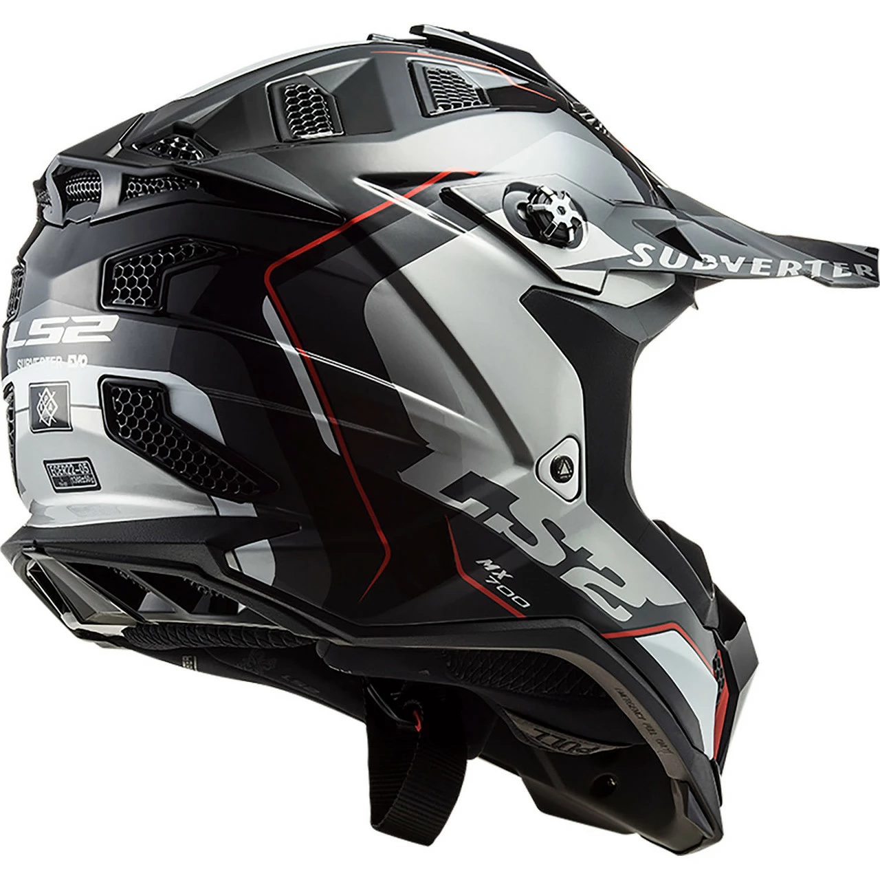 LS2 Subverter Evo Arched Full Face MX Motorcycle Helmet 7 LS2 Subverter Evo Arched Full Face MX Motorcycle Helmet - Image 5