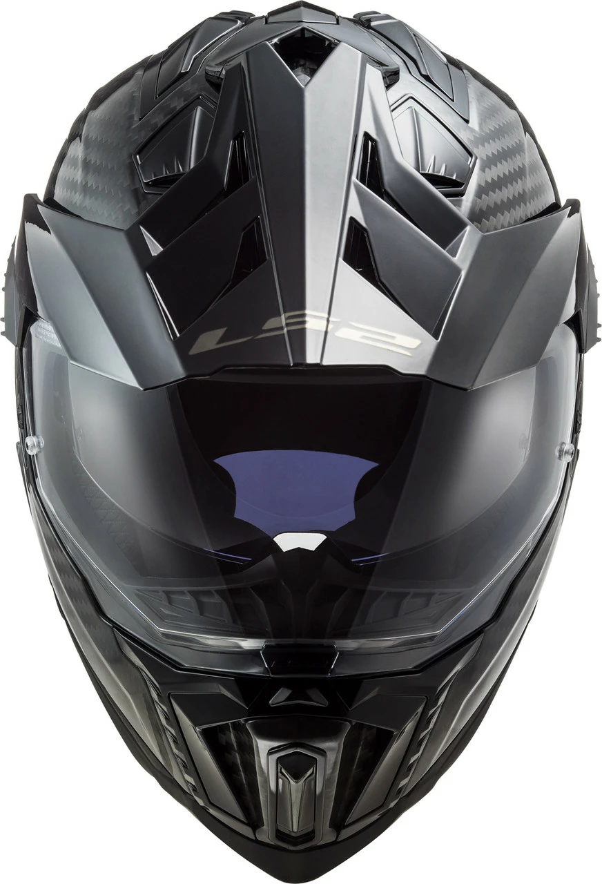 LS2 Explorer C Solid Matte Carbon Adventure Motorcycle Helmet 3 LS2 Explorer C Solid Matte Carbon Adventure Motorcycle Helmet