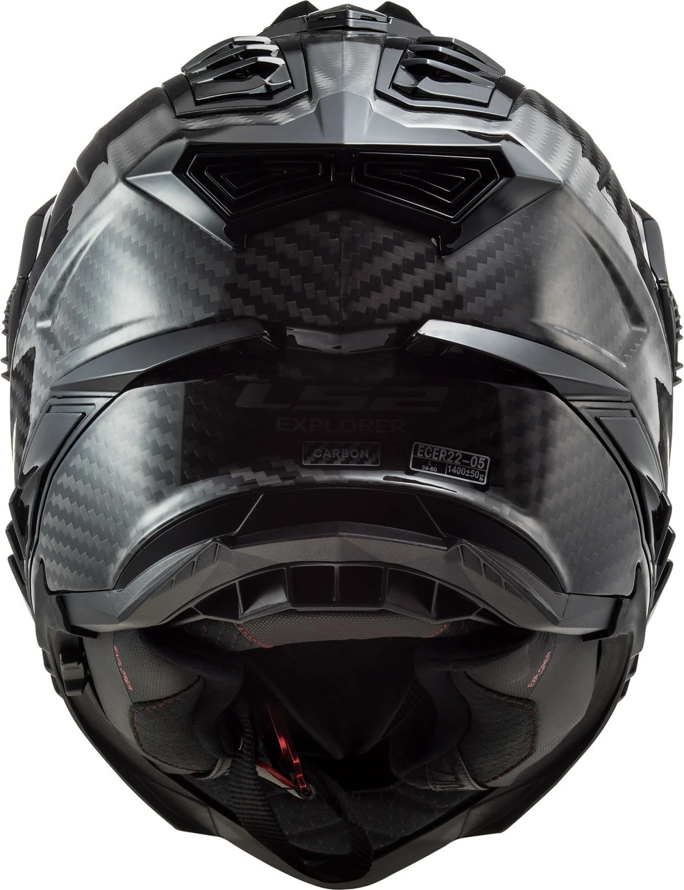 LS2 Explorer C Solid Matte Carbon Adventure Motorcycle Helmet 6 LS2 Explorer C Solid Matte Carbon Adventure Motorcycle Helmet - Image 4