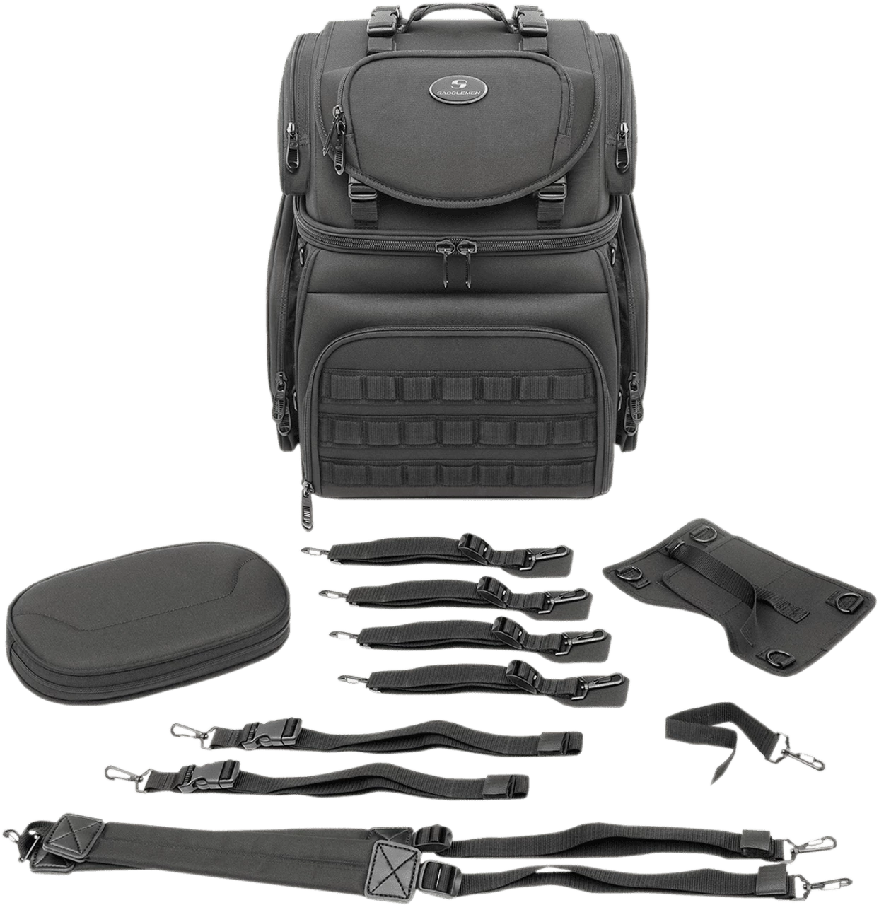 Saddlemen BR3400 Tactical Motorcycle Back Seat Sissy Bar Bag 6 Saddlemen BR3400 Tactical Motorcycle Back Seat Sissy Bar Bag - Image 4