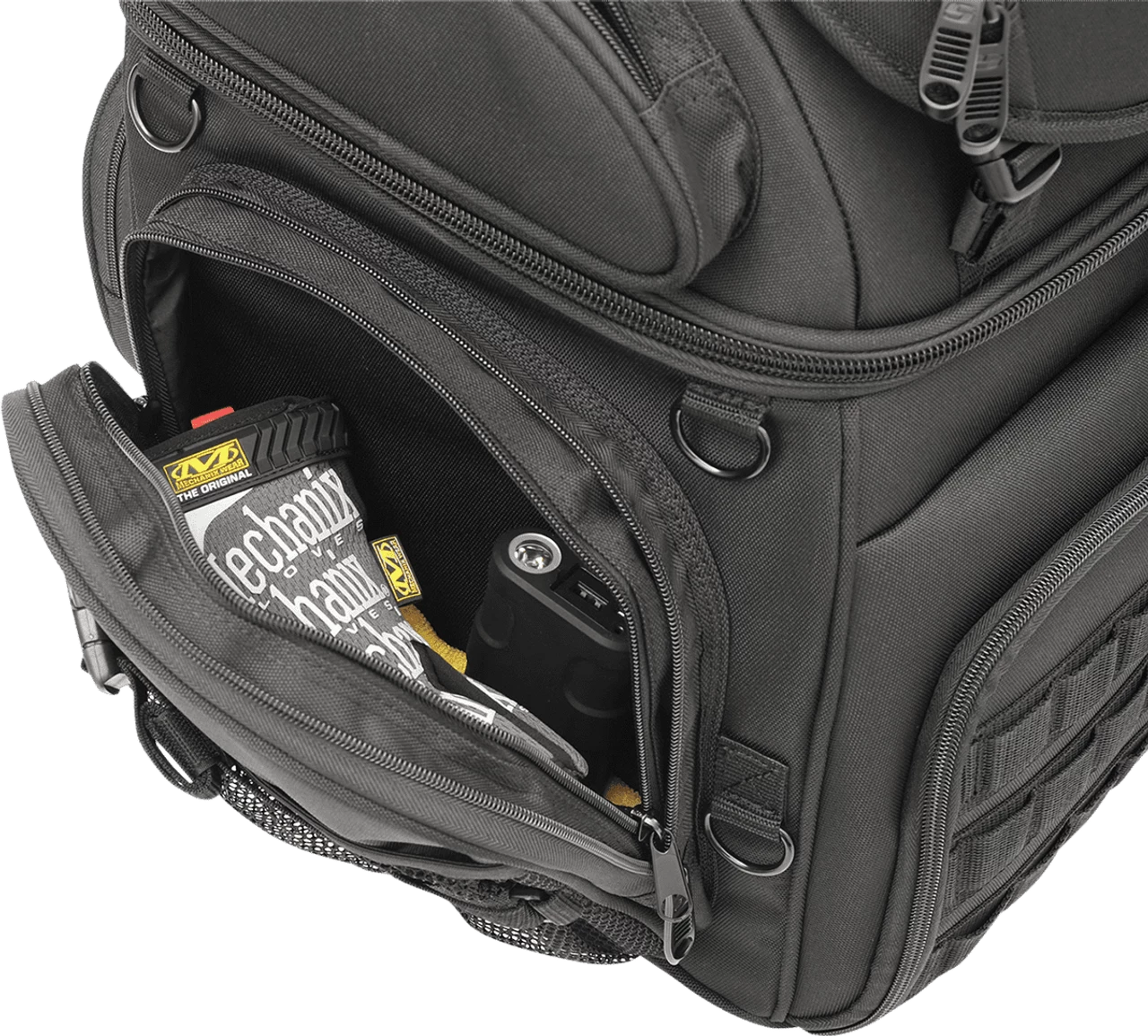 Saddlemen BR3400 Tactical Motorcycle Back Seat Sissy Bar Bag 8 Saddlemen BR3400 Tactical Motorcycle Back Seat Sissy Bar Bag - Image 6
