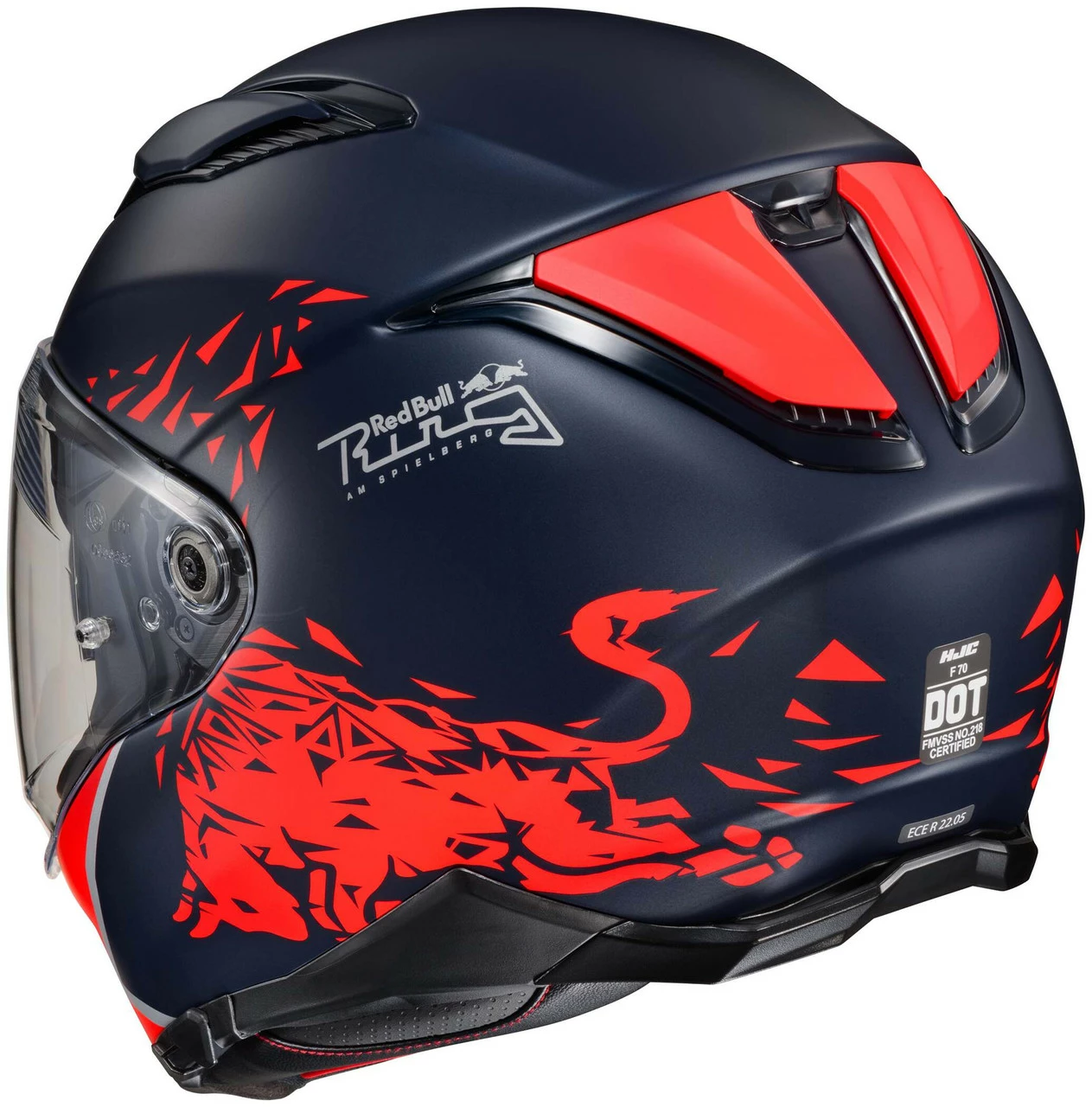 HJC F70 Red Bull Spielberg Helmet 4 HJC F70 Red Bull Spielberg Helmet - Image 2