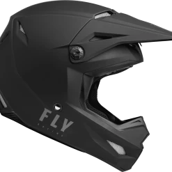 Fly Racing Kinetic Solid Matte Black Motorcycle Helmet
