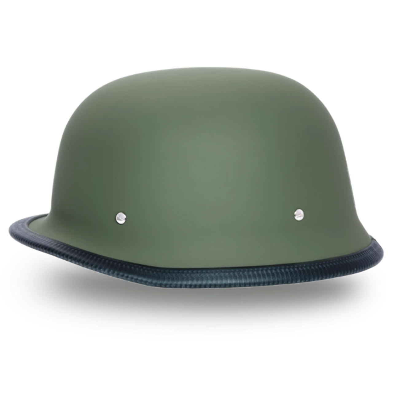 Daytona German Military Green Half Motorcycle Helmet 4 Daytona German Military Green Half Motorcycle Helmet - Image 2
