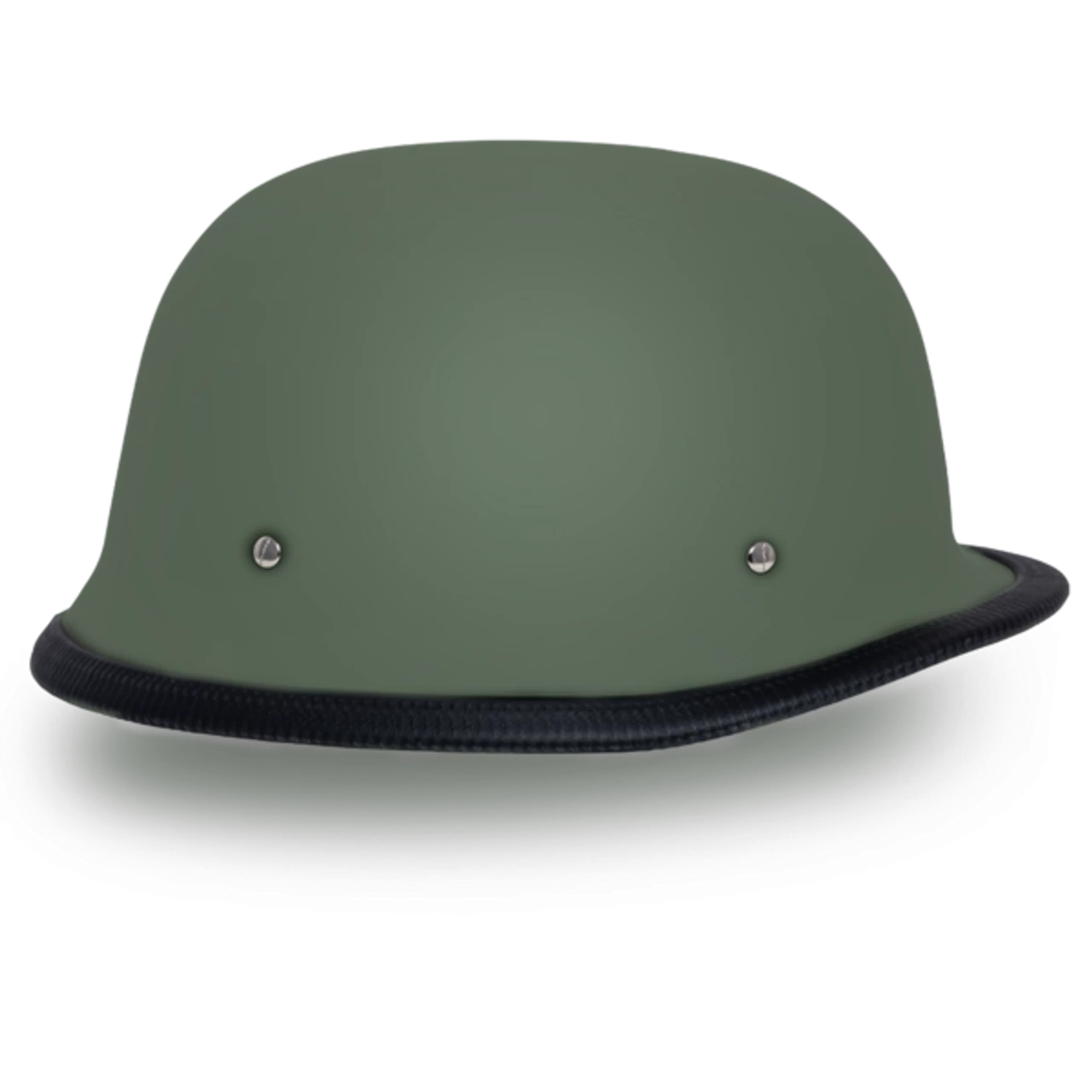 Daytona German Military Green Half Motorcycle Helmet 6 Daytona German Military Green Half Motorcycle Helmet - Image 4