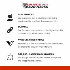 VS110H Vance Leather Hard Shell 2 Strap Plain Tool Bag With Quick Releases