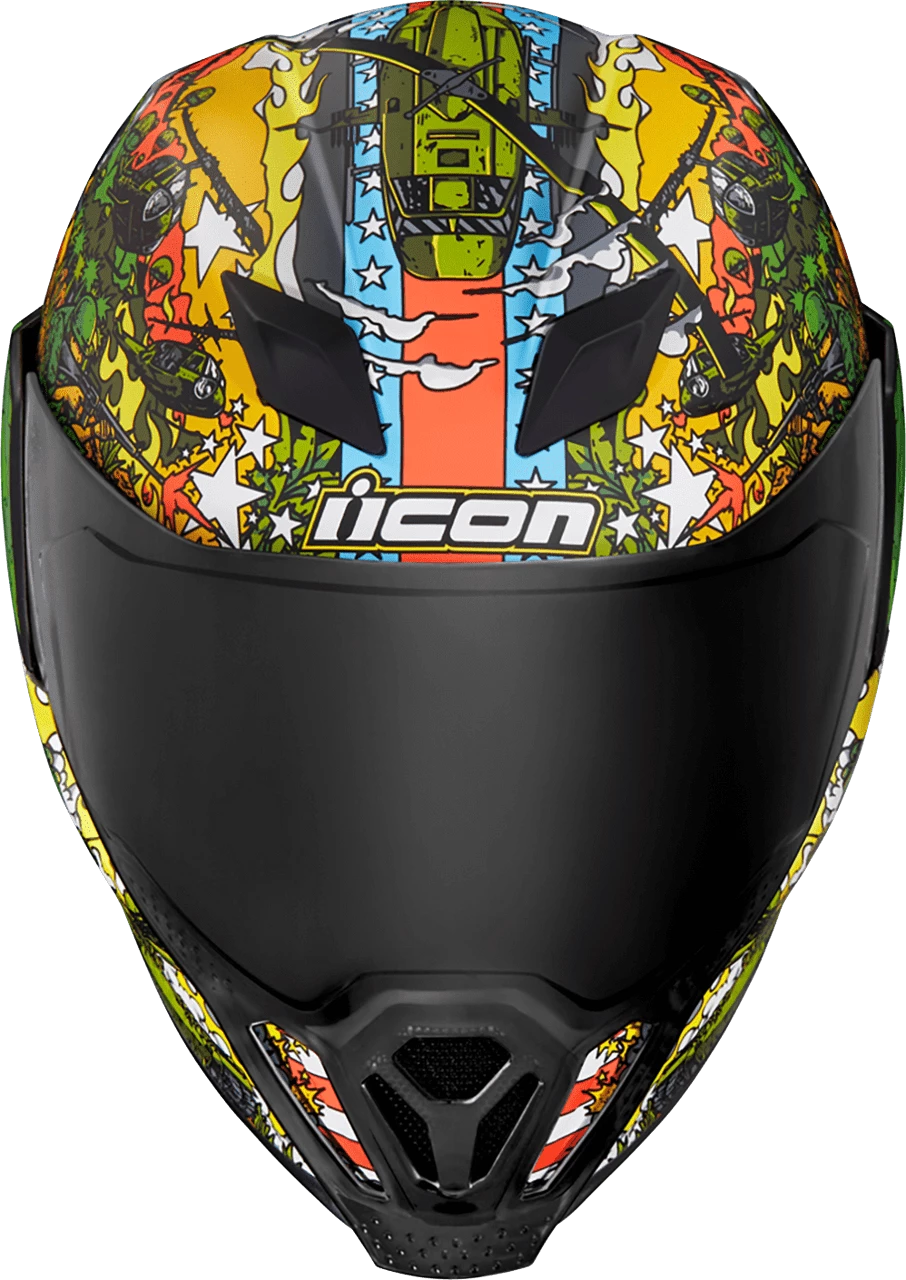 Icon Airflite Ground Pounder GP23 Full Face Motorcycle Helmet 3 Icon Airflite Ground Pounder GP23 Full Face Motorcycle Helmet