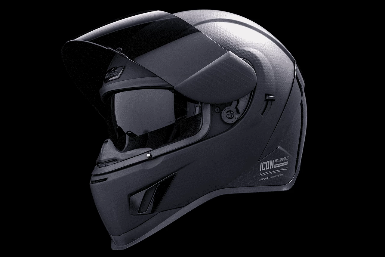 Icon Airform Dark Rubatone Full Face Motorcycle Helmet 6 Icon Airform Dark Rubatone Full Face Motorcycle Helmet - Image 4