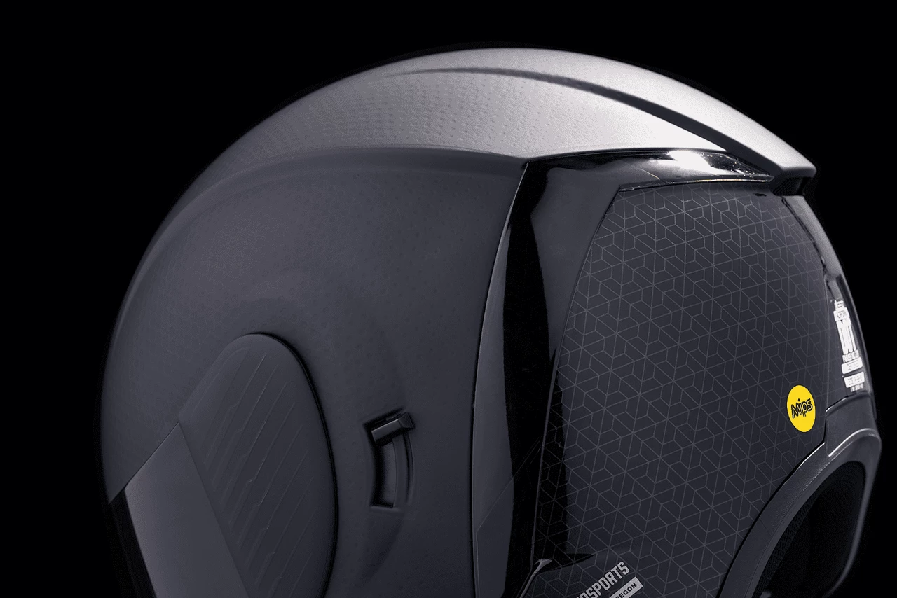 Icon Airform Dark Rubatone Full Face Motorcycle Helmet 8 Icon Airform Dark Rubatone Full Face Motorcycle Helmet - Image 6