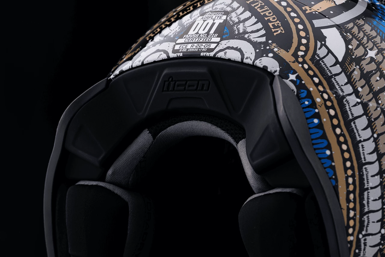 Icon Airfilte Daytripper Motorcycle Helmet 13 Icon Airfilte Daytripper Motorcycle Helmet - Image 11
