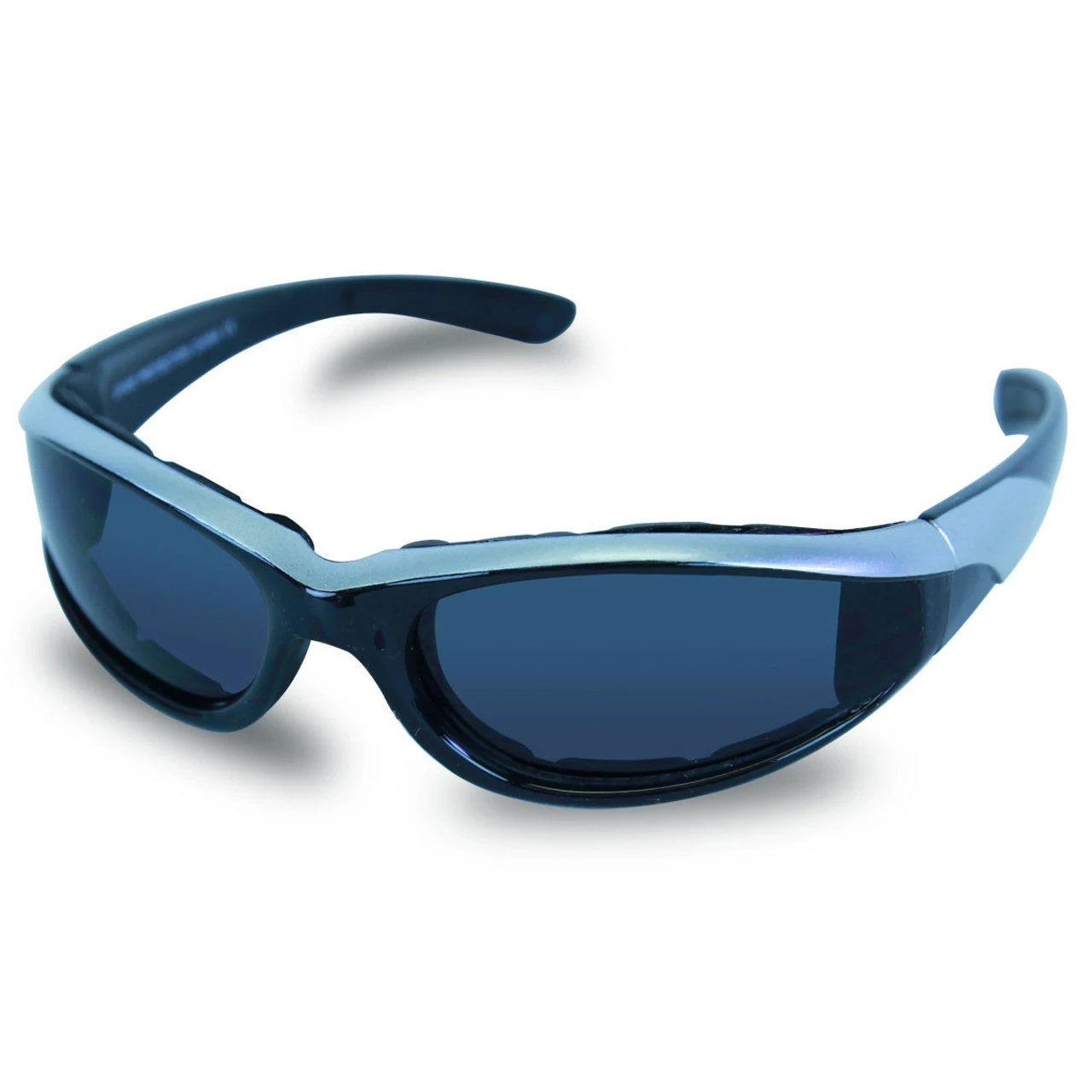 Mens SG101 Dark Smoke Biker Motorcycle Sunglasses - Image 3