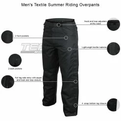 Men's Textile Summer Riding Overpants