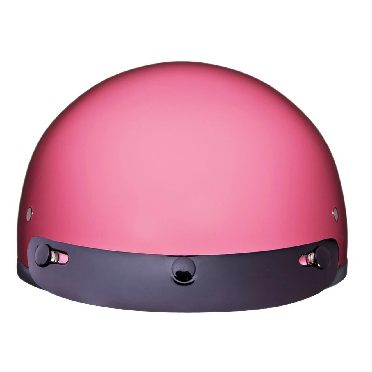 Daytona Women's Skull Cap Half Helmet With Peak Visor 5 Daytona Women's Skull Cap Half Helmet With Peak Visor - Image 3