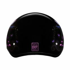 Daytona Women's Skull Cap Dragonfly Half Helmet -100 Percent Shop 34722 60115.1661286486