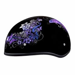 Daytona Women's Skull Cap Butterfly Half Helmet 8 Daytona Women's Skull Cap Butterfly Half Helmet -100 Percent Shop 34728 55906.1661286377