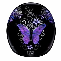 Daytona Women's Skull Cap Butterfly Half Helmet 10 Daytona Women's Skull Cap Butterfly Half Helmet -100 Percent Shop 34731 46051.1661286380