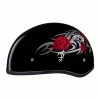 Daytona Skull Cap Rose Half Helmet 1 Daytona Skull Cap Rose Half Helmet -100 Percent Shop 34834 28321.1661286583