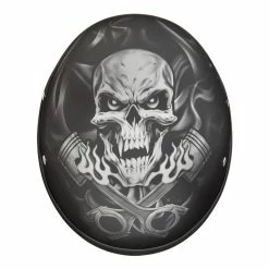Daytona Skull Cap Pistons Skull Half Helmet 12 Daytona Skull Cap Pistons Skull Half Helmet -100 Percent Shop 34850 81389.1661286589