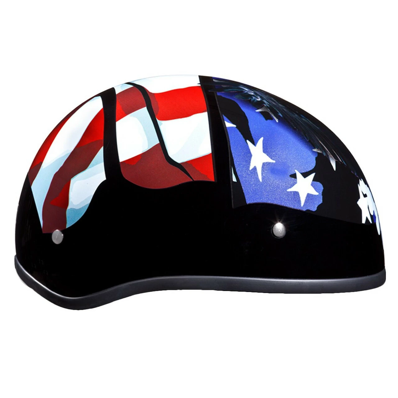 Daytona Skull Cap Freedom Half Helmet 4 Daytona Skull Cap Freedom Half Helmet - Image 2