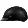 Daytona Skull Cap Leather Half Helmet With Peak Visor -100 Percent Shop 34876 40563.1661286334