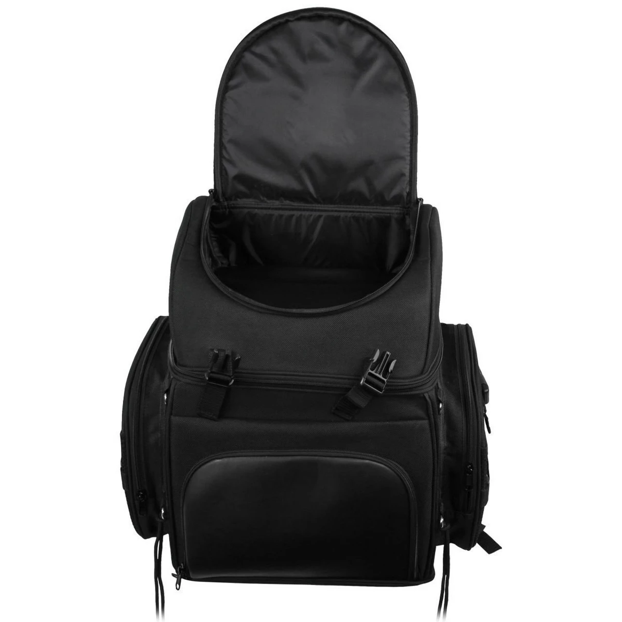 Vance VS345 Black Nylon Deluxe Motorcycle Luggage Travel Touring Bag Sissybar Bag 5 Vance VS345 Black Nylon Deluxe Motorcycle Luggage Travel Touring Bag Sissybar Bag - Image 3