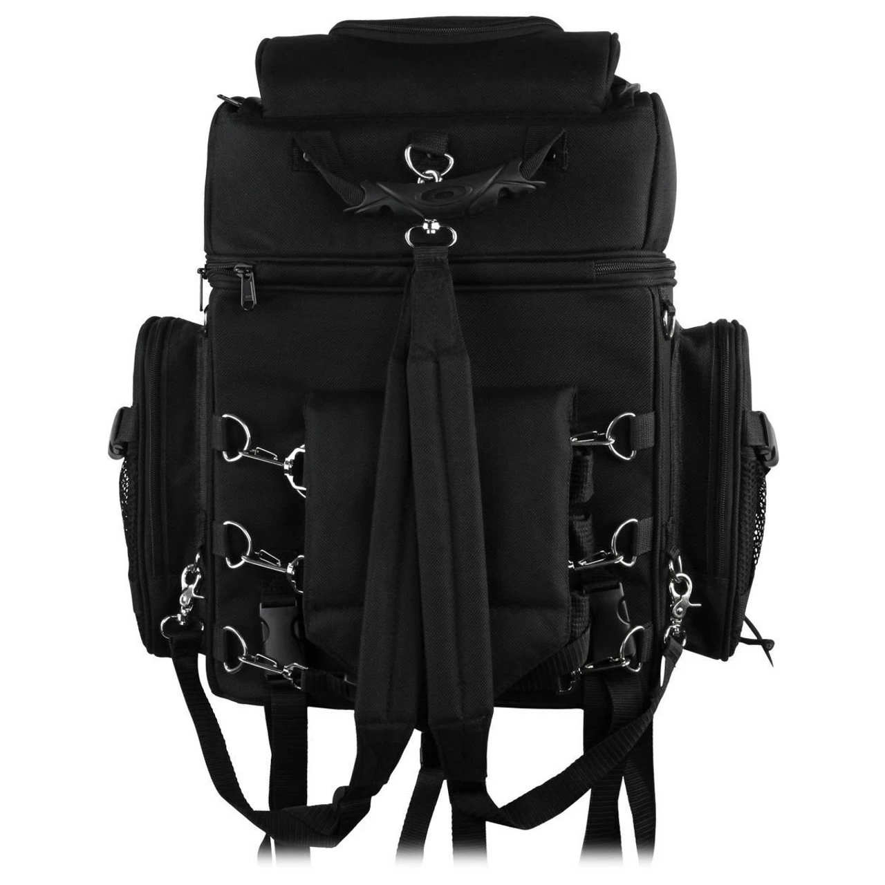 Vance VS345 Black Nylon Deluxe Motorcycle Luggage Travel Touring Bag Sissybar Bag 4 Vance VS345 Black Nylon Deluxe Motorcycle Luggage Travel Touring Bag Sissybar Bag - Image 2