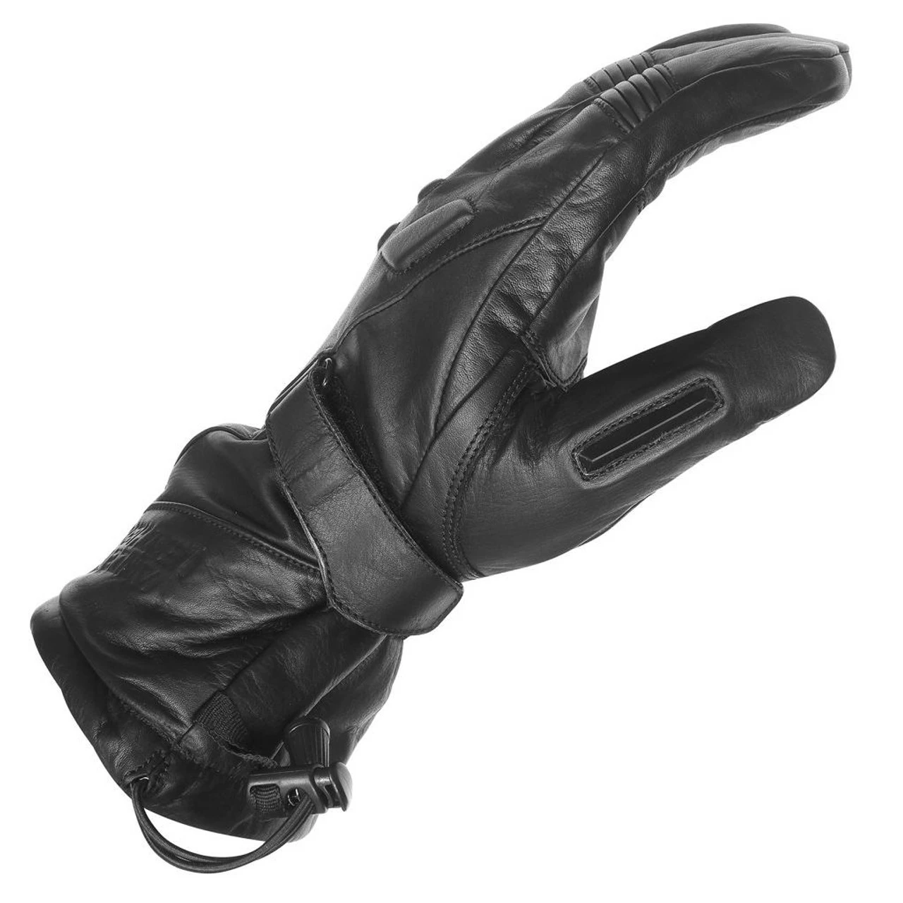 Vance Leathers 'Impulse' Waterproof Black Leather Motorcycle Gloves - Image 3