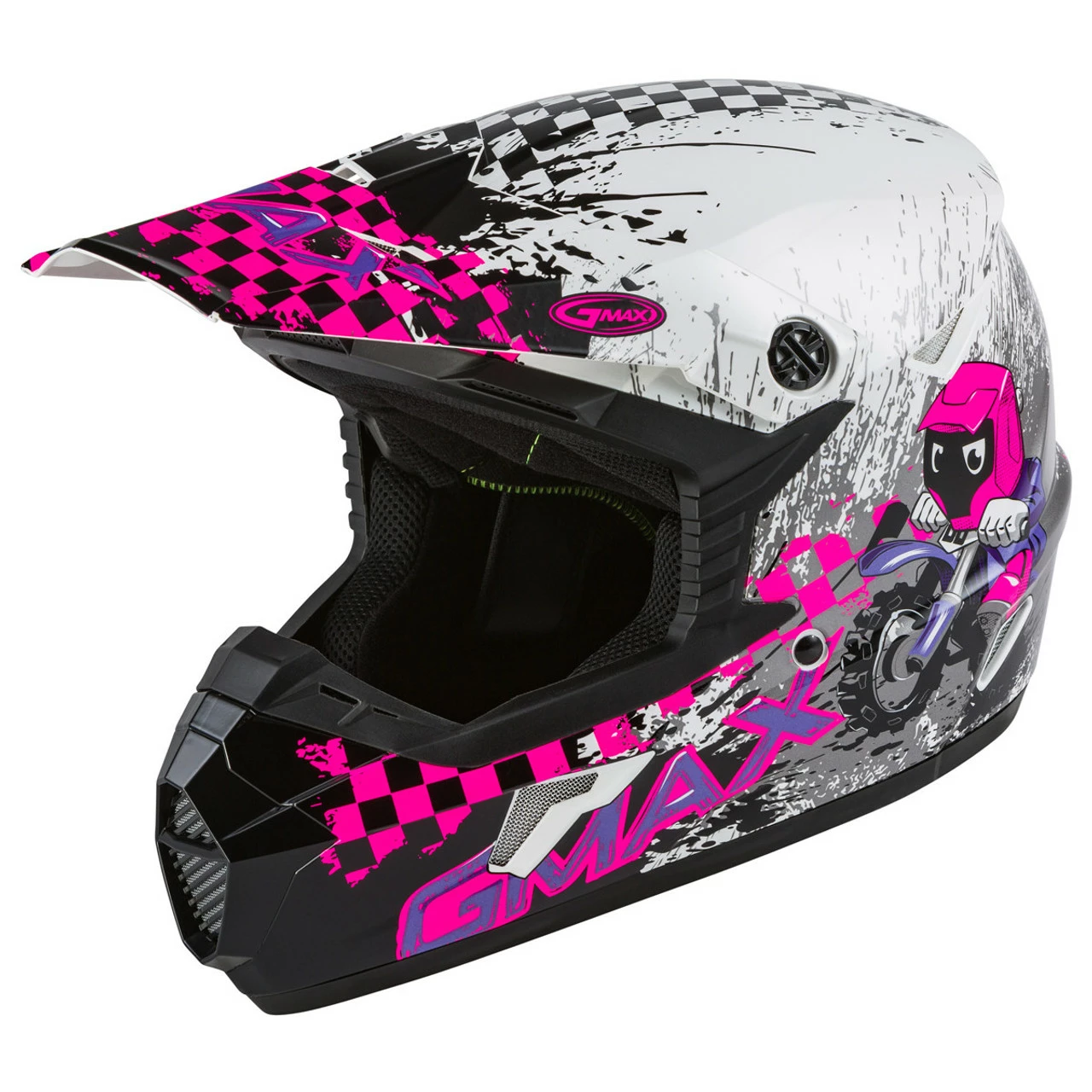 GMax Youth MX-46Y Anim8 Helmet 3 GMax Youth MX-46Y Anim8 Helmet