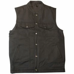 Vance VB920 Mens Black Heavy Duty Concealed Carry Denim Motorcycle Vest 11 Vance VB920 Mens Black Heavy Duty Concealed Carry Denim Motorcycle Vest -100 Percent Shop 41814 35546.1661286427