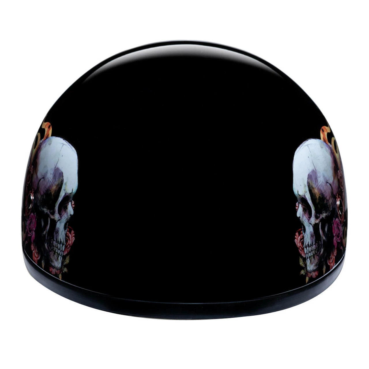 Daytona Skull Cap Skull Wings Half Helmet 5 Daytona Skull Cap Skull Wings Half Helmet - Image 3