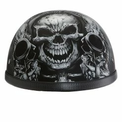 Daytona Novelty Eagle With Guns Half Helmet -100 Percent Shop 43625 43540.1661286306