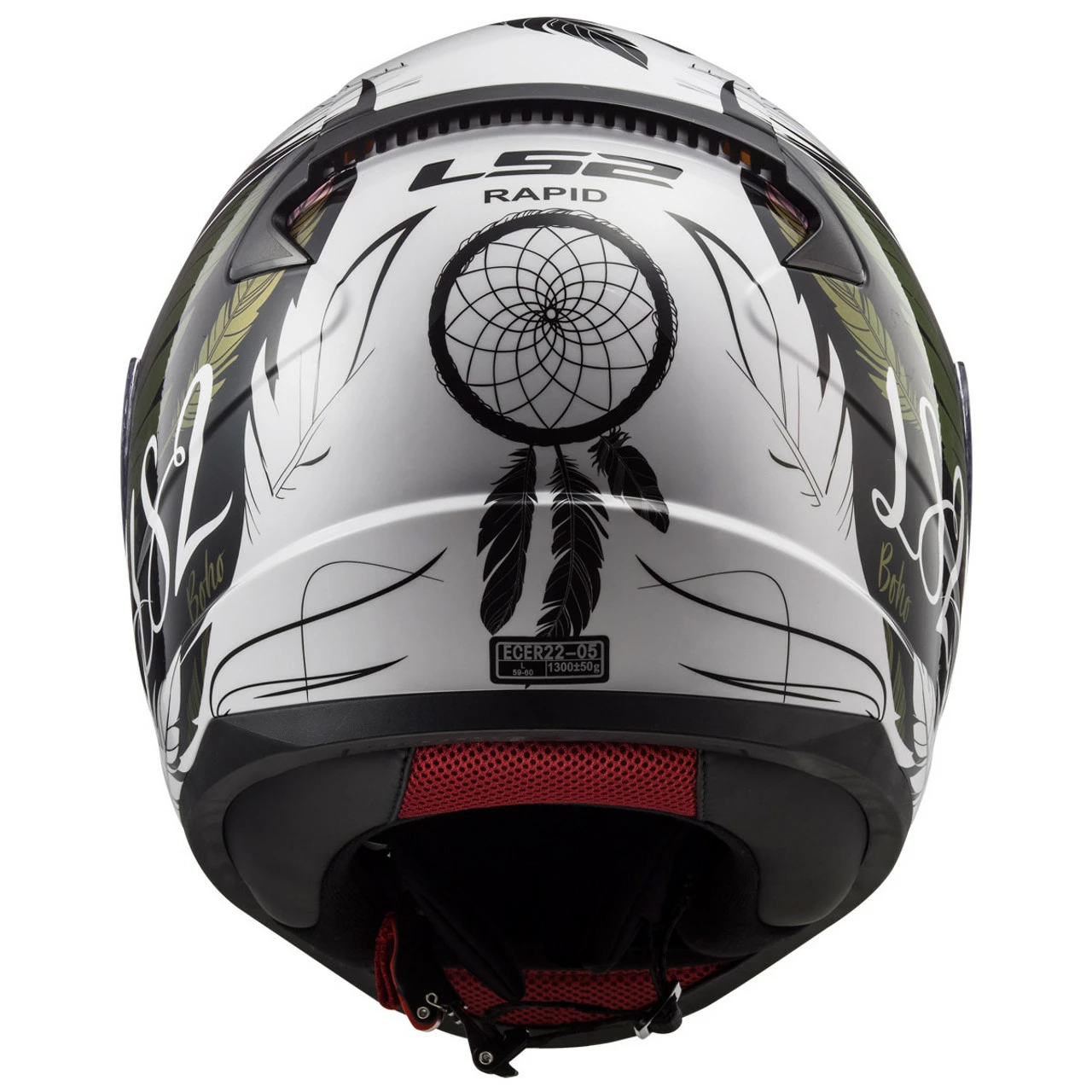 LS2 Youth Rapid Dream Catcher Helmet - Image 3