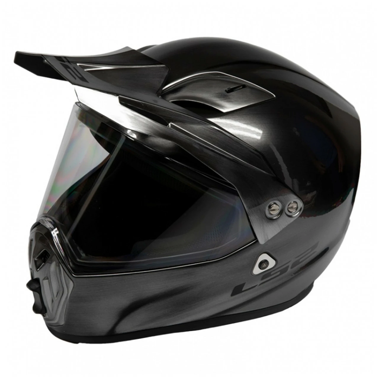 LS2 Street Fighter Brushed Alloy Helmet 4 LS2 Street Fighter Brushed Alloy Helmet - Image 2