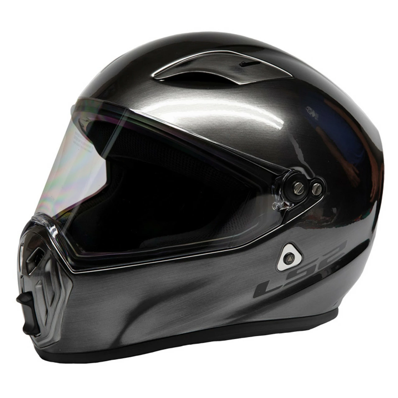 LS2 Street Fighter Brushed Alloy Helmet 3 LS2 Street Fighter Brushed Alloy Helmet
