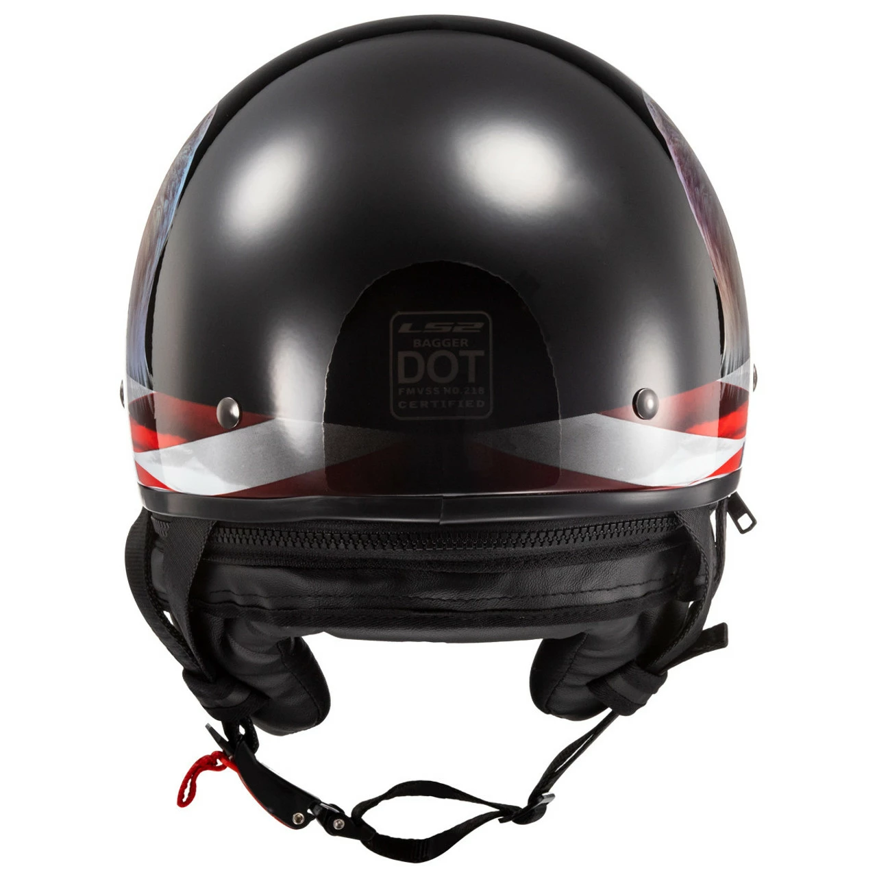 LS2 Bagger Murica Eagle Half Helmet 5 LS2 Bagger Murica Eagle Half Helmet - Image 3