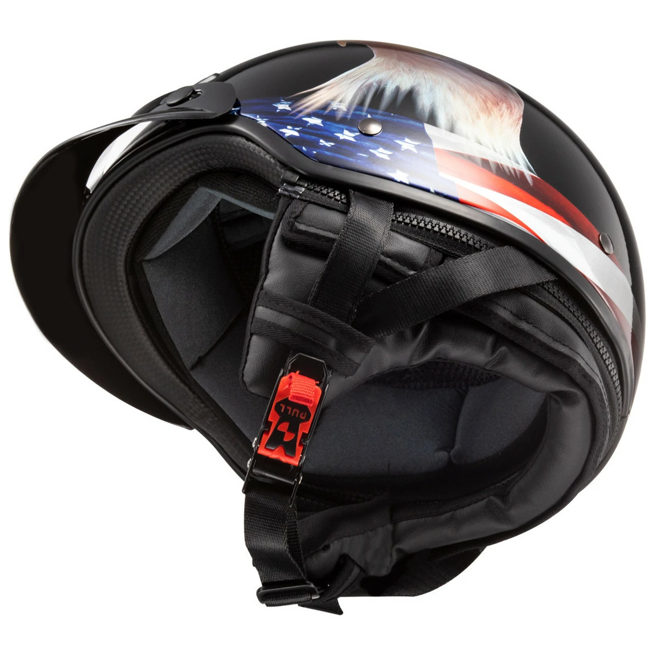 LS2 Bagger Murica Eagle Half Helmet 8 LS2 Bagger Murica Eagle Half Helmet - Image 6