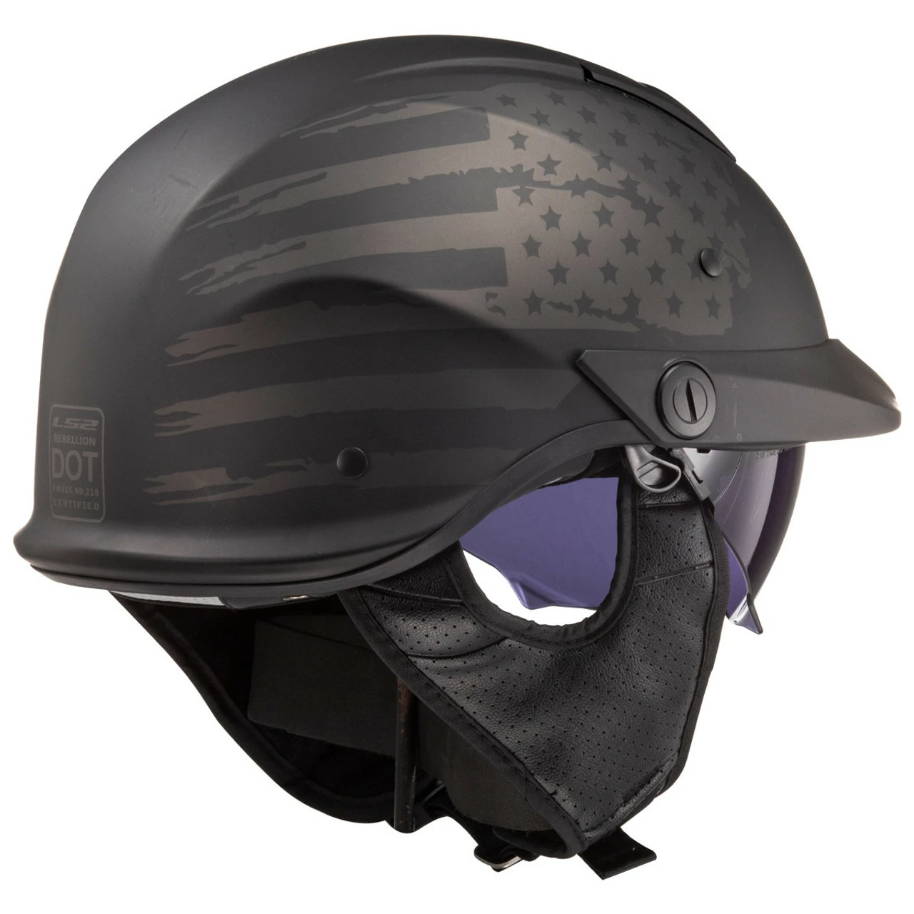 LS2 Rebellion 1812 Half Helmet 8 LS2 Rebellion 1812 Half Helmet - Image 6