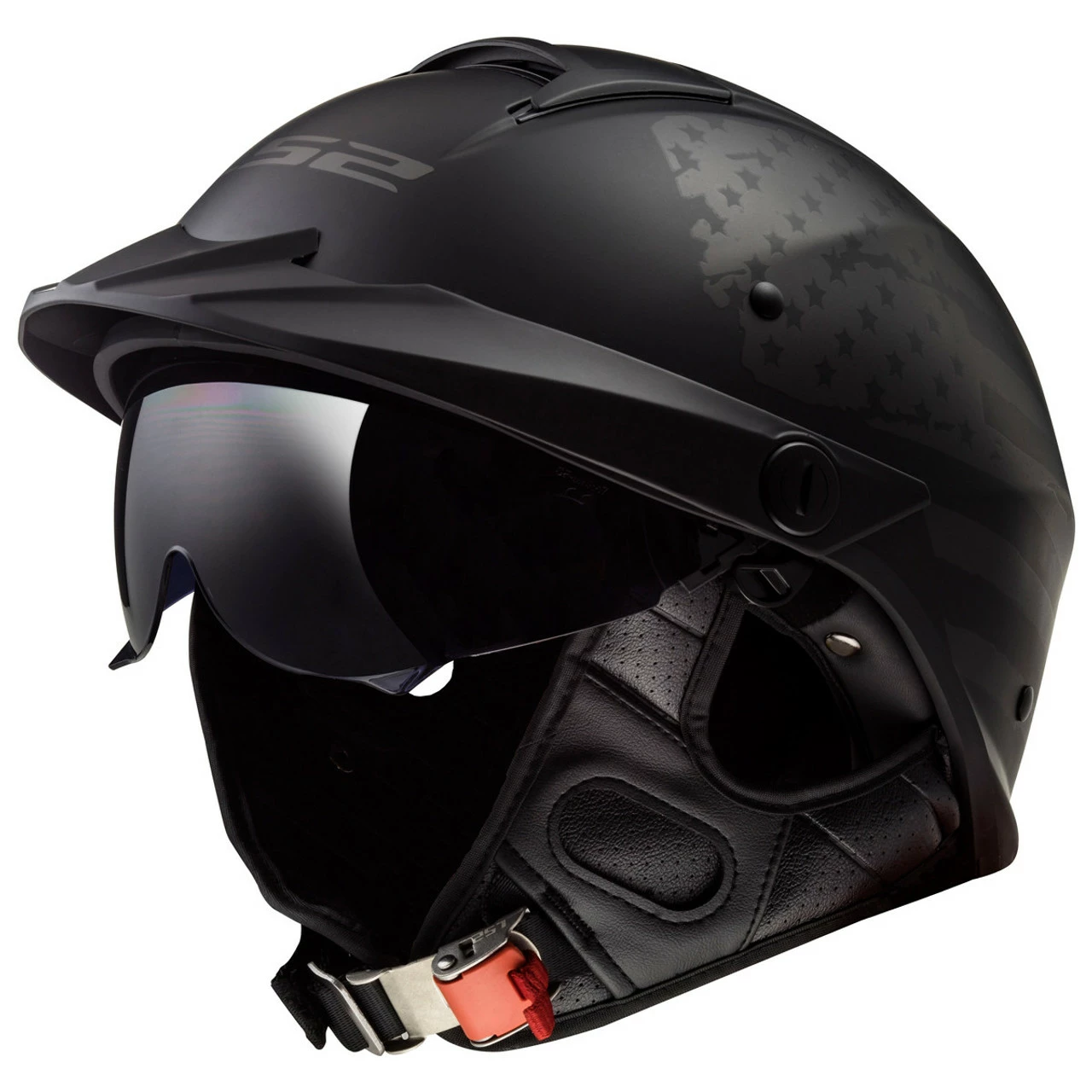 LS2 Rebellion 1812 Half Helmet 3 LS2 Rebellion 1812 Half Helmet