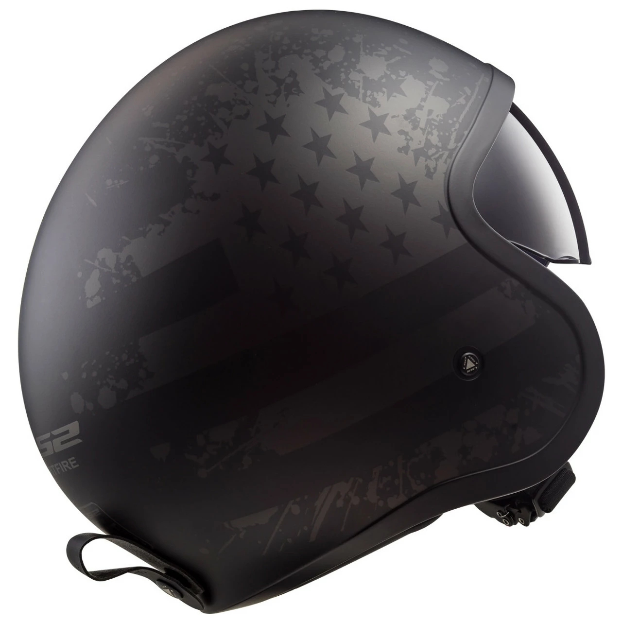 LS2 Spitfire Black Flag Helmet 7 LS2 Spitfire Black Flag Helmet - Image 5